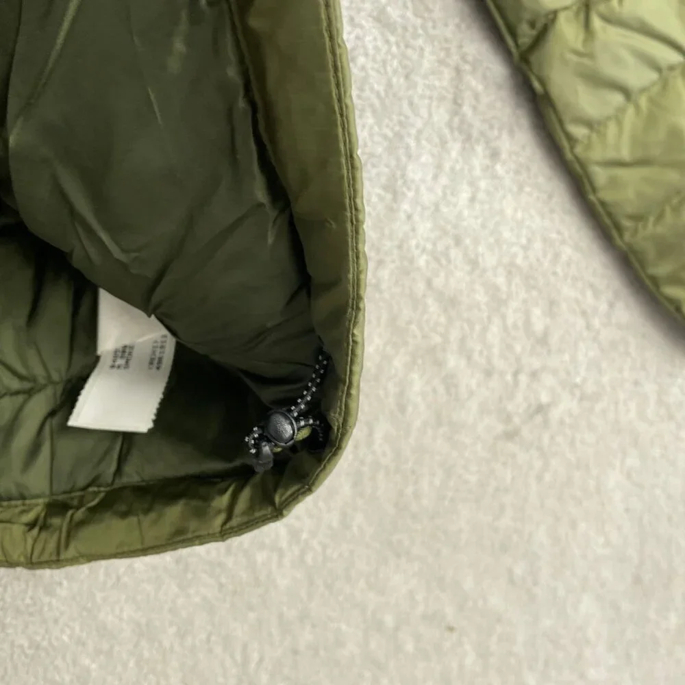 NEW Lands' End Men's S 800 Packable Down Jacket Smokey Olive Lightweight Puffer